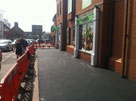 Tarmac path outside Co-Op in Syston