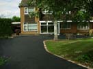 A large tarmac driveway