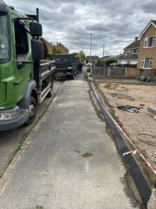 Before Resin Bound Driveway Installation